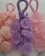 flower soap • floral soap bar • handmade flower soap • luxury artisan soap • botanical soap gift • decorative guest soap
