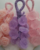 flower soap • floral soap bar • handmade flower soap • luxury artisan soap • botanical soap gift • decorative guest soap