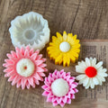 Handcrafted Designer Daisey Candles set of 10