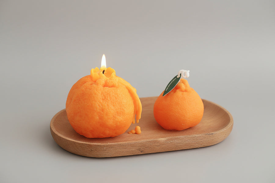 Scented Orange Candle
