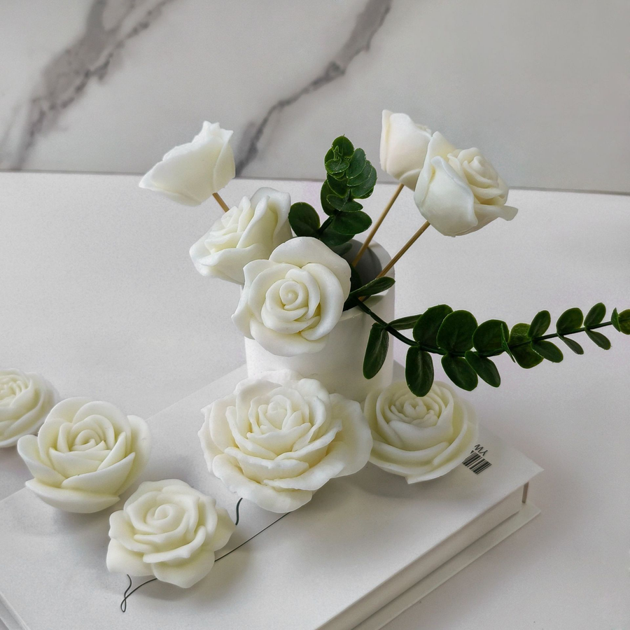 Hand Crafted Soy Wax  Flowers
