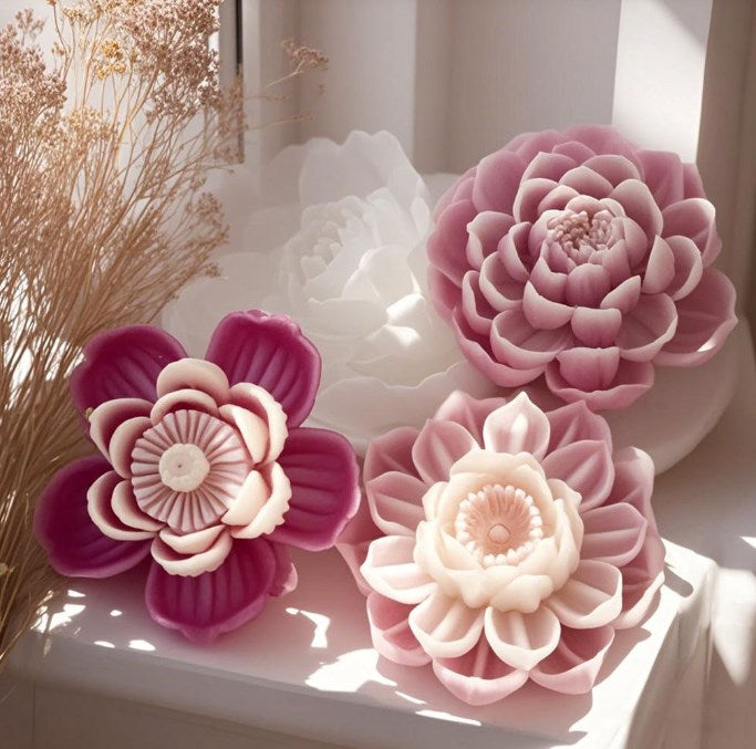 Hand Crafted Soy Wax  Flowers