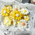 Handcrafted Designer Daisey Candles set of 10