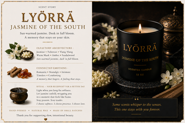 Jasmine of the South | Luxury Jasmine Candle | LYÖRRÄ.